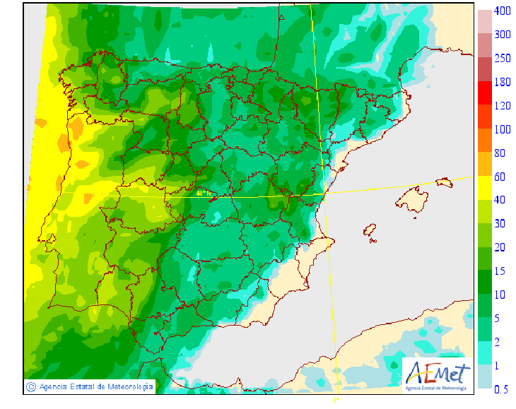 El 112 alerta de las lluvias que se esperan este lunes en Extremadura El 112 alerta de las lluvias que se esperan este lunes en Extremadura