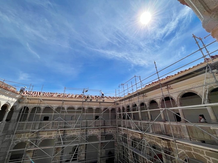 Subrayan “la importancia” de las obras en el Conventual Santiaguista de Calera de León