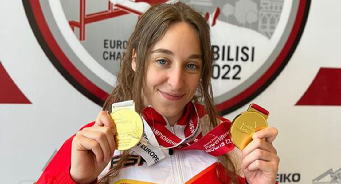 Loida Zabala se proclama campeona de Europa de Powerlifting