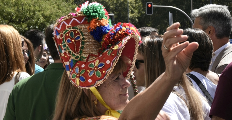 Imágenes que deja la manifestación en Madrid por un tren digno para Extremadura