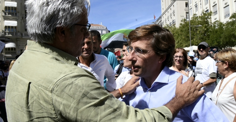 Imágenes que deja la manifestación en Madrid por un tren digno para Extremadura