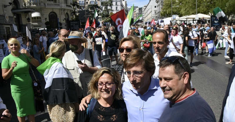 Imágenes que deja la manifestación en Madrid por un tren digno para Extremadura