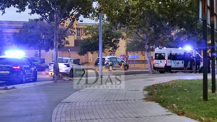 Abandonan el vehículo tras sufrir un accidente en Badajoz