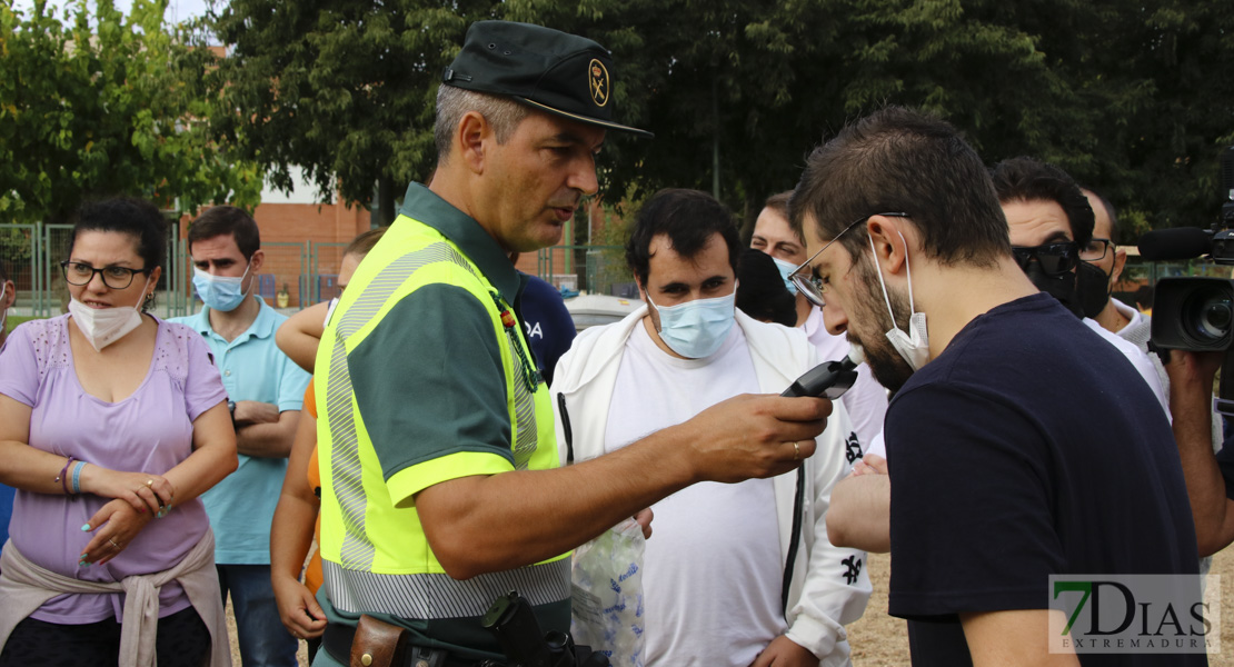 Exhibición de medios de la Guardia Civil para los usuarios de Aexpainba