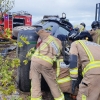 Grave accidente a la salida de Badajoz