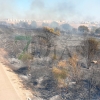 Incendio cercano a la autovía frente a Las Bóvedas (Badajoz)j