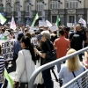 Imágenes que deja la manifestación en Madrid por un tren digno para Extremadura