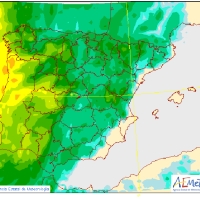 El 112 alerta de las lluvias que se esperan este lunes en Extremadura