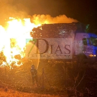 Corte en la A-5 a la altura de Talavera por un impactante incendio en un camión