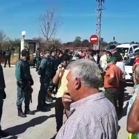 La Guardia Civil se lleva detenido a un miembro de los piquetes en Extremadura