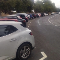 Nuevas plazas de aparcamiento junto al parque de Castelar