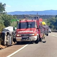 Cinco heridos en una colisión con tres vehículos implicados en la N-435