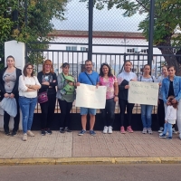 Los niños regresan a las aulas en el CEIP Ntra. Sra. de la Soledad de San roque (Badajoz)