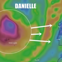 Incertidumbre con la posible llegada del Huracán Danielle a España