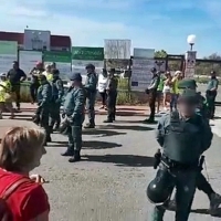 En libertad los agricultores detenidos en las protestas con &quot;medidas excesivas&quot;