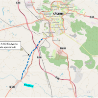 Así se construirá el primer tramo de la autovía que unirá Cáceres con Badajoz