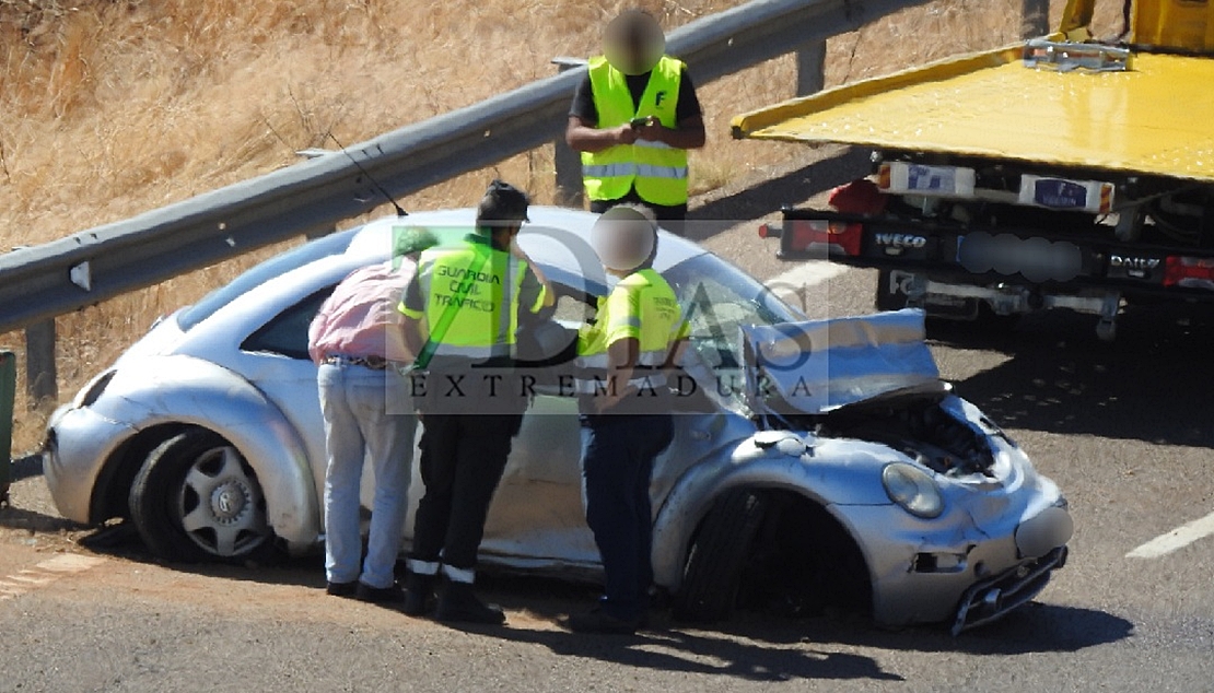 Accidente vial en la A-5