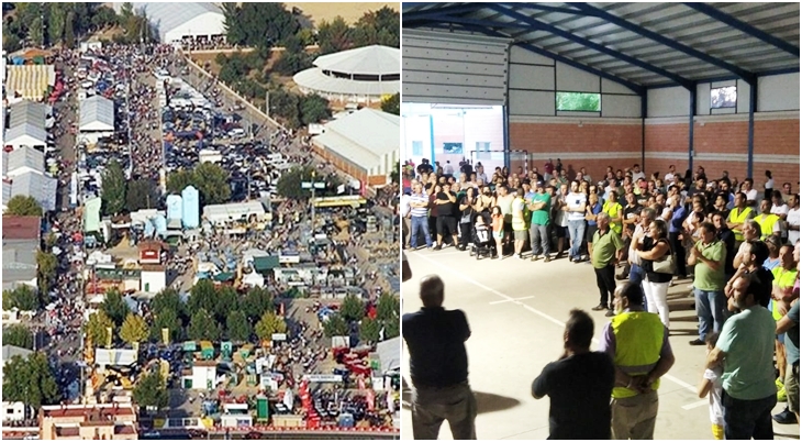 Cientos de manifestantes se concentraran a las puertas de la Feria de Zafra