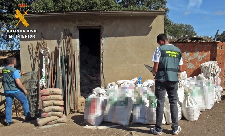 Investigado por sustraer 15 cabezas de ganado porcino y 10.000 kg de pienso en Cheles