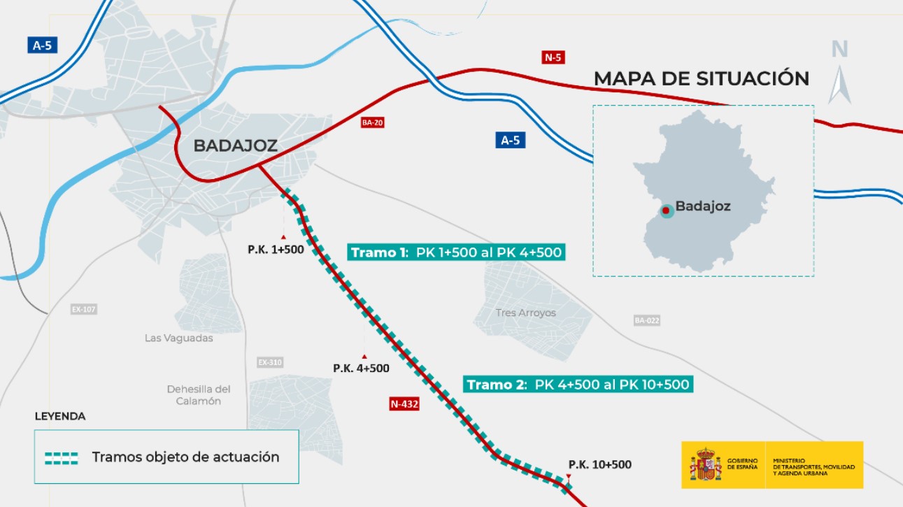 Los detalles del proyecto que cambiará el acceso por la &#39;carretera de Sevilla&#39; a Badajoz