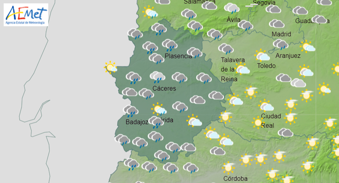 Llega Beatrice: la alerta se amplía también a la provincia de Badajoz