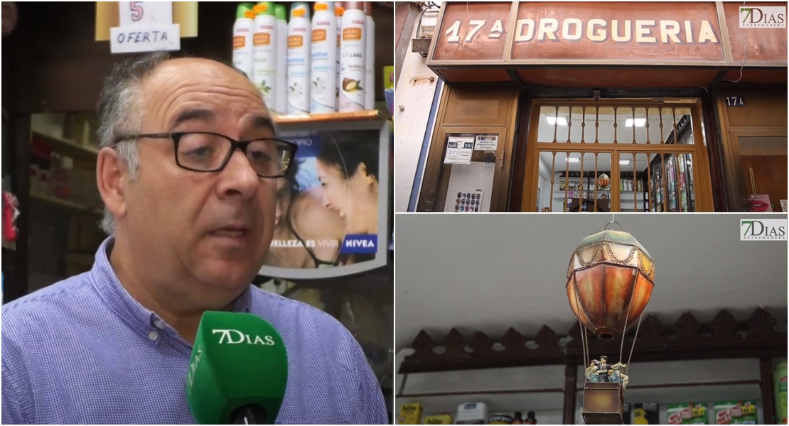 Dueño de la droguería más antigua de Badajoz: &quot;Me voy con mucha tristeza, por dentro estoy destrozado&quot;