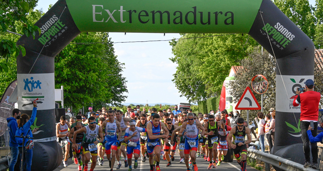 El duatlón extremeño se cita en Barbaño