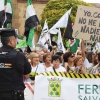 Las manifestaciones no cesarán hasta que no se paralice el macrovertedero en Salvatierra