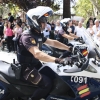 Imágenes del desfile de medios de la Policía Nacional en Badajoz