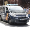 Imágenes del desfile de medios de la Policía Nacional en Badajoz