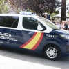 Imágenes del desfile de medios de la Policía Nacional en Badajoz