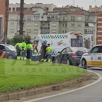 Accidente en el Puente Real de Badajoz