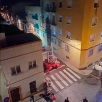 Nueve niños afectados por un incendio en Almendralejo