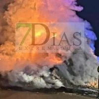 Bomberos del CPEI extinguen un incendio en un camión en la A-5 (BA)
