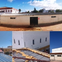 La Diputación de Badajoz elimina el fibrocemento en edificios y construcciones