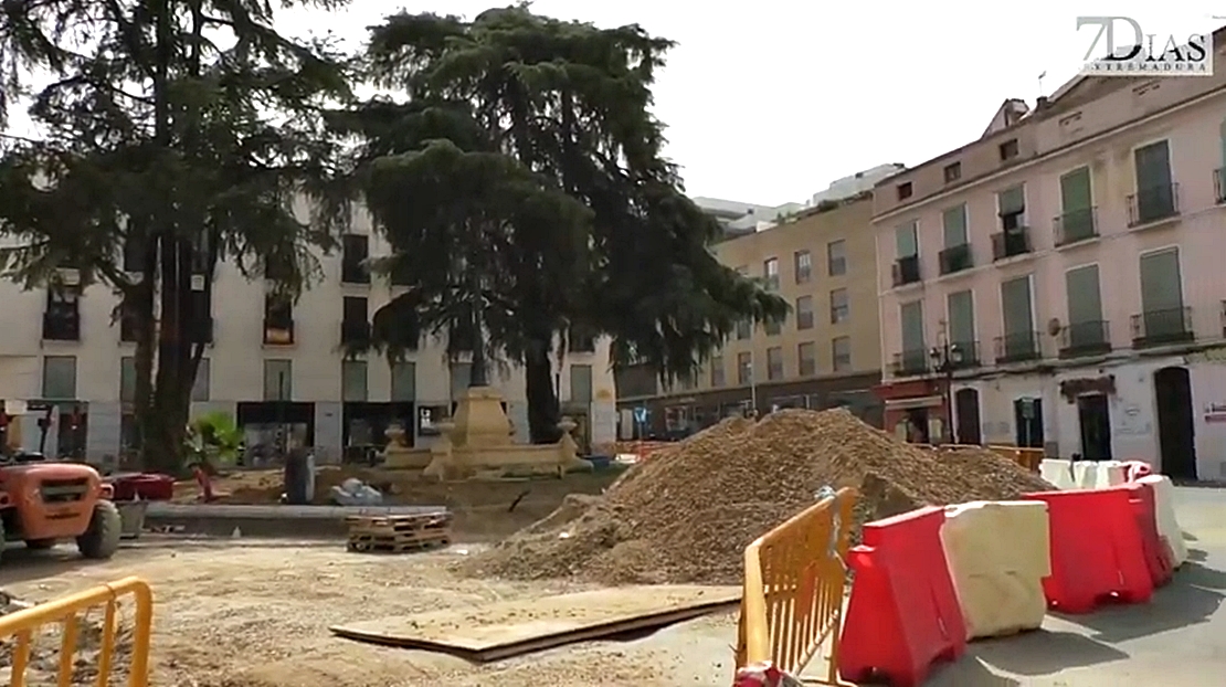 Situación de las nuevas plataformas únicas en el casco antiguo de Badajoz