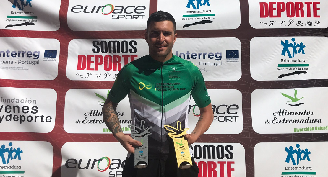 El extremeño Rubén Tanco sale triunfador de la European Paracycling Cup