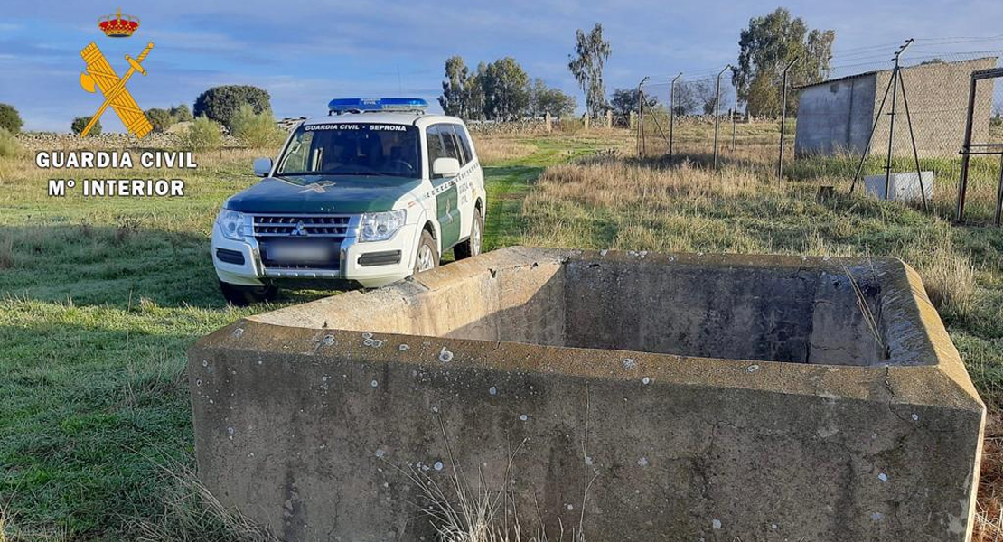 Inspecciones de la Guardia Civil para vigilar el uso de los recursos hídricos en Cáceres