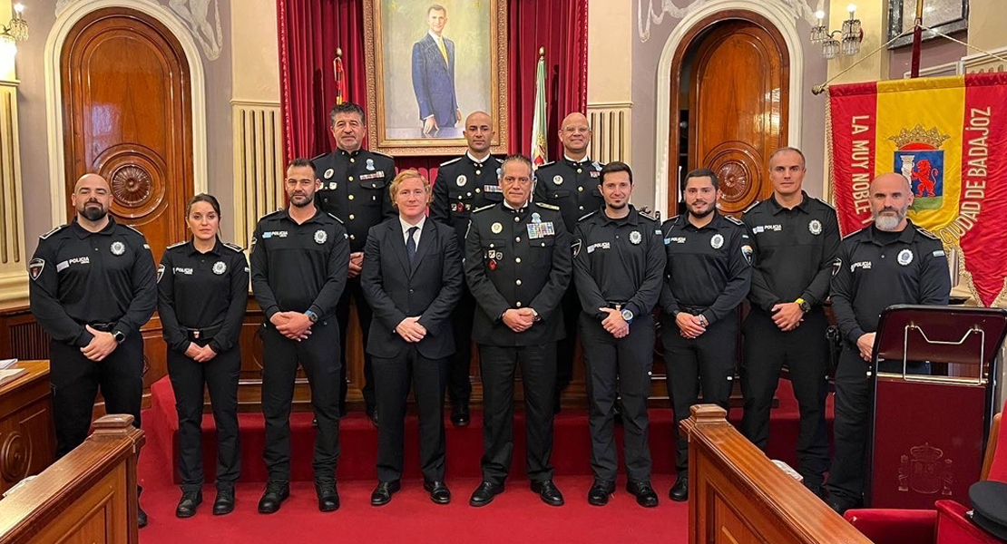 7 nuevos agentes de Policía Local harán cumplir la ley en Badajoz