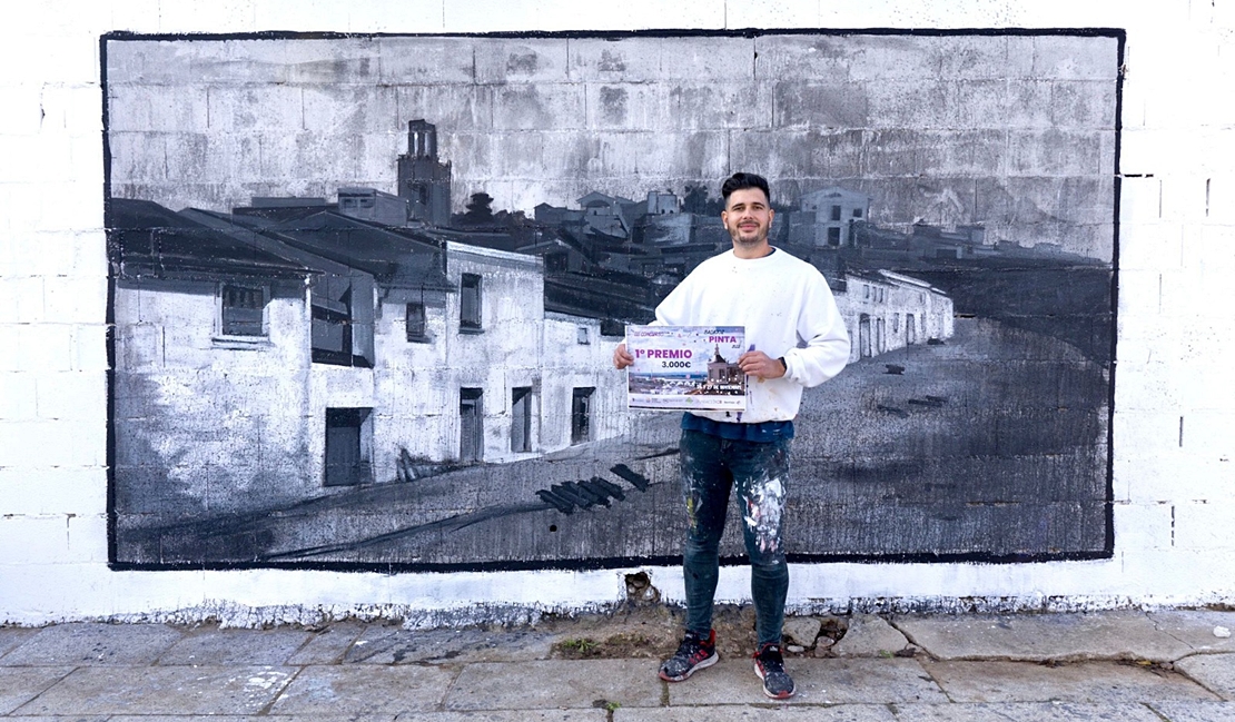 Pedro Almeida gana la III edición del concurso de arte urbano Badajoz Pinta