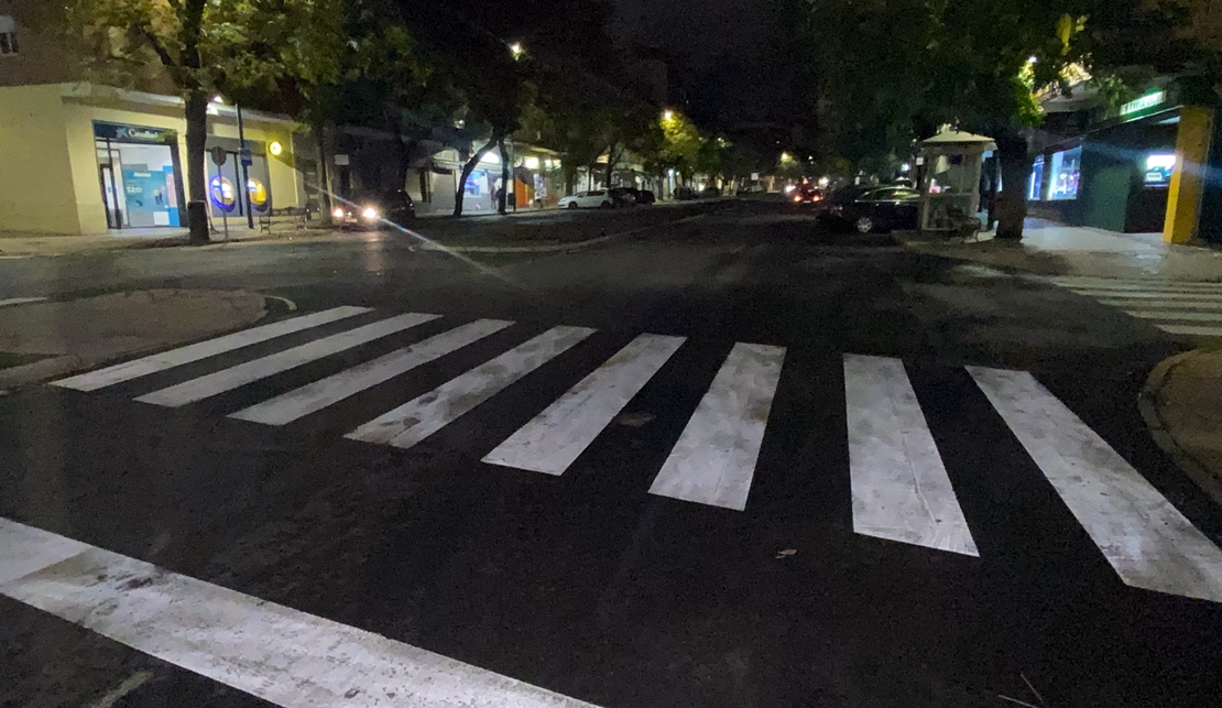 Quejas por la falta de iluminación en Carolina Coronado (Badajoz)