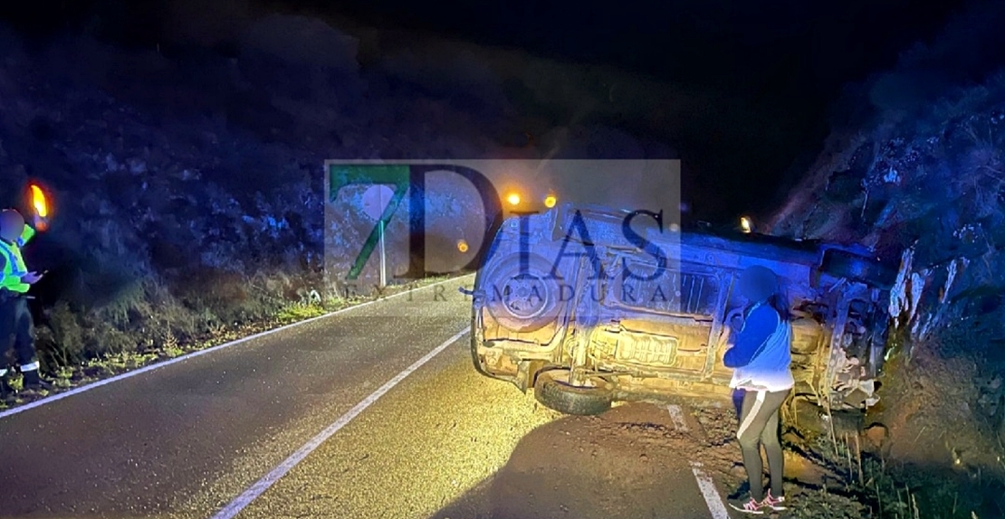 Accidente de tráfico en la carretera BA-155