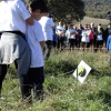 Más de 500 personas recorren los terrenos donde iría el macrovertedero de Salvatierra