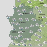 Vuelve la alerta por lluvias este martes a Extremadura