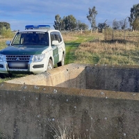 Inspecciones de la Guardia Civil para vigilar el uso de los recursos hídricos en Cáceres