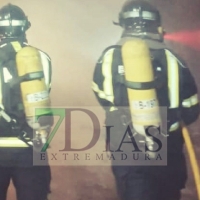 Incendio en una vivienda cercana a las ruinas romanas de Mérida