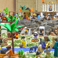 El belén de playmobil de Villanueva de la Serena un gran atractivo esta Navidad