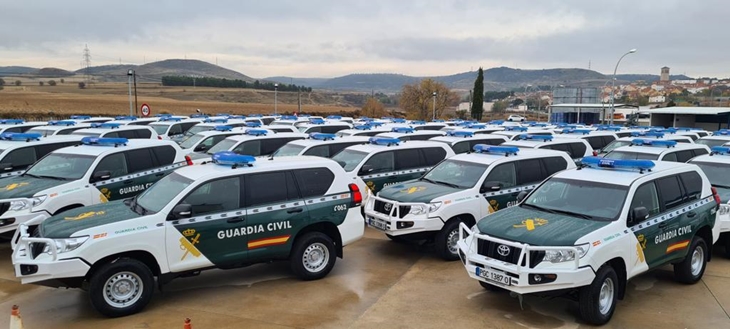 Renuevan parte de la flota de la Guardia Civil