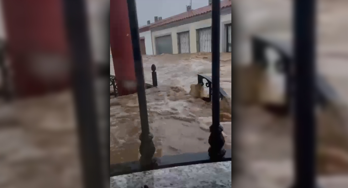Graves inundaciones en la Roca de la Sierra (Badajoz)