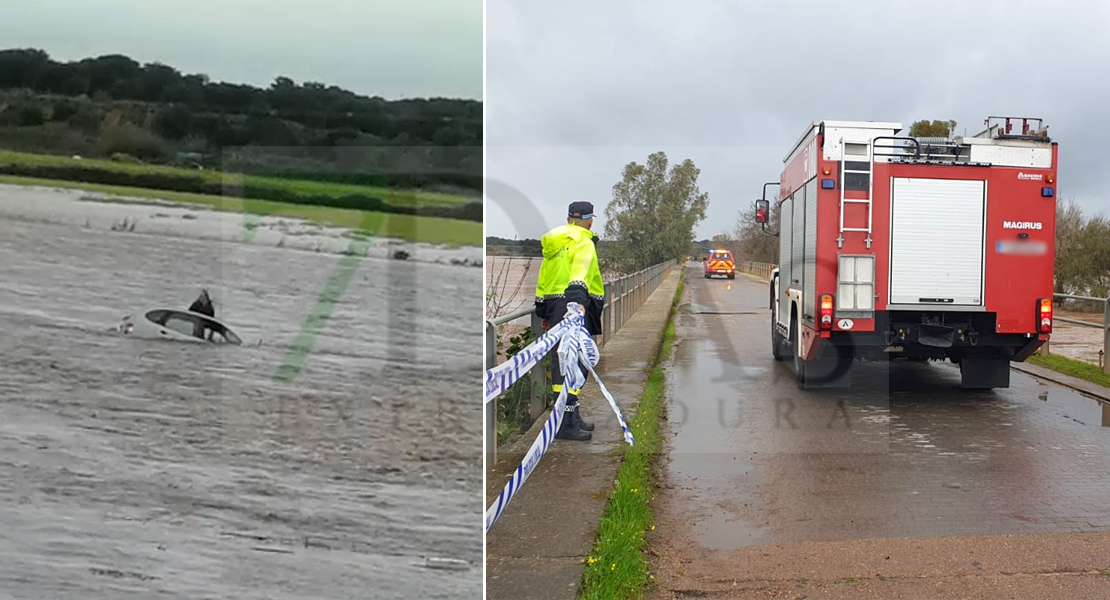 Rescatan a varias personas en Valdebotoa (Badajoz)